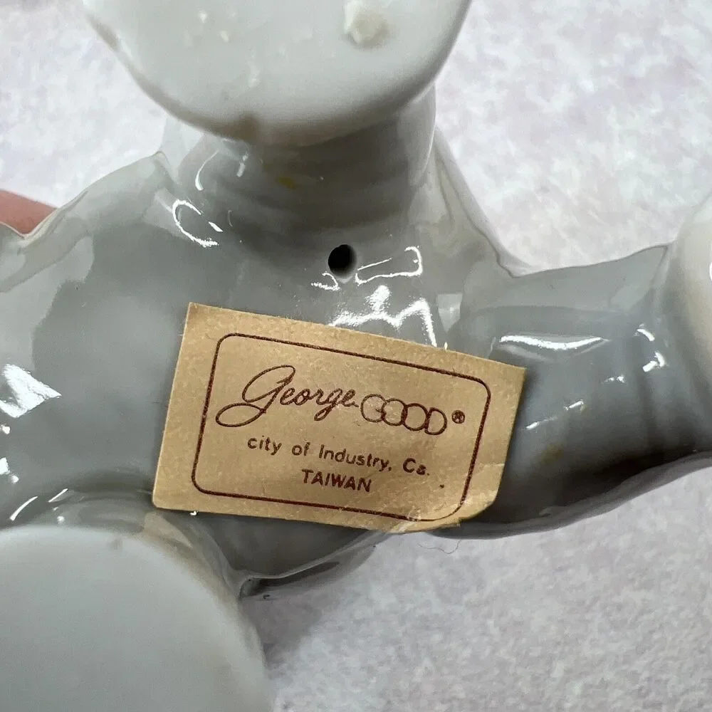 Vintage George Good‎ Miniature Porcelain Elephant Figurine
